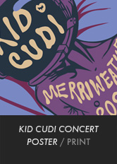 Kid Cudi Concert Poster